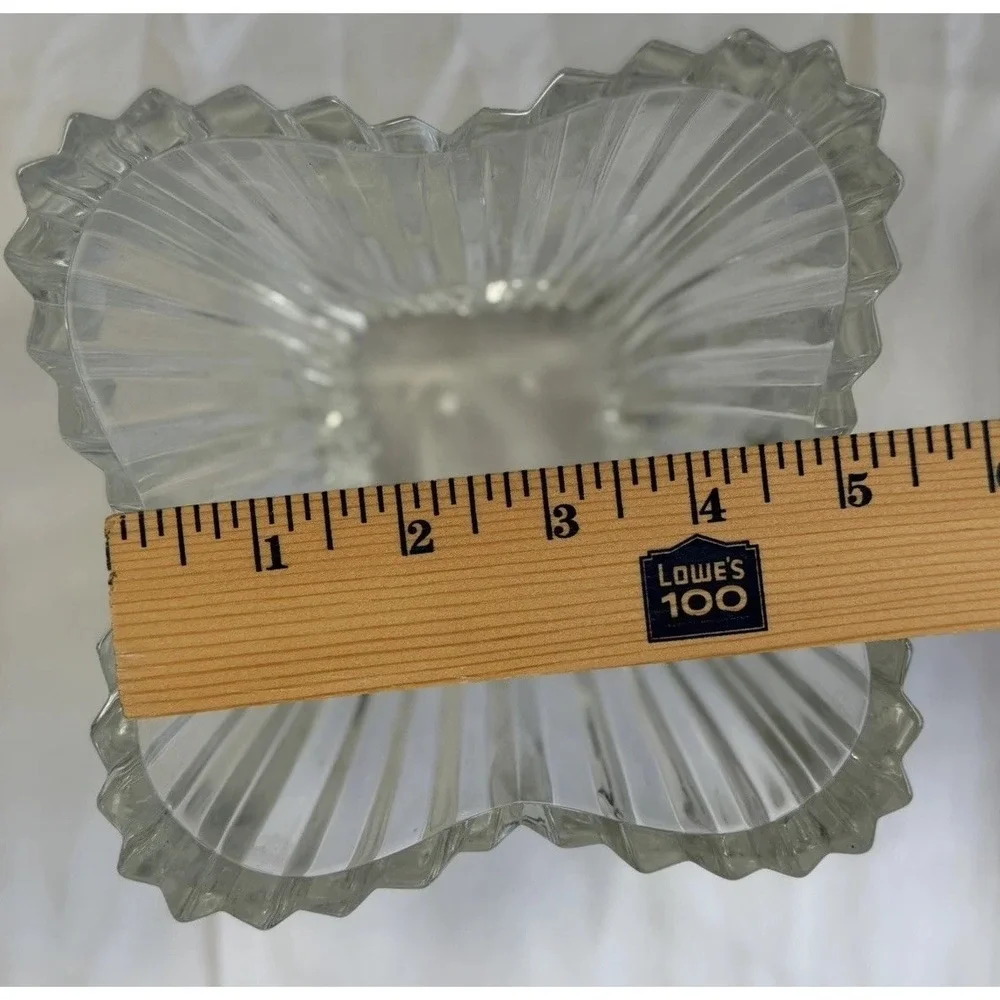 Vintage Discontinued Lydia by Mikasa Crystal Tulip Bowl 7 1/4‎ Inches